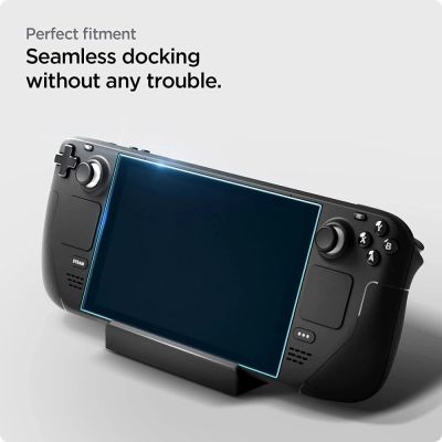 3. Spigen Glas.tR EZ Fit gehärtetes Glas für Steam Deck
