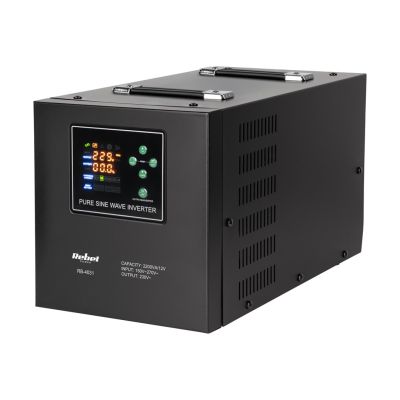 Rebel POWER-2200-LFP4 USV – Sinus-Wechselrichter mit Ladefunktion 12 V/230 V 2200 VA/1600 W