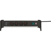 Steckdosenleiste Brennenstuhl Steckdosenleiste ALU-Office-Line 4gn. 1,8 m USB
