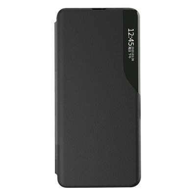 7. Eco Leather View Case Elegantes Flip Cover mit Standfunktion Poco M4 Pro 5G Rot