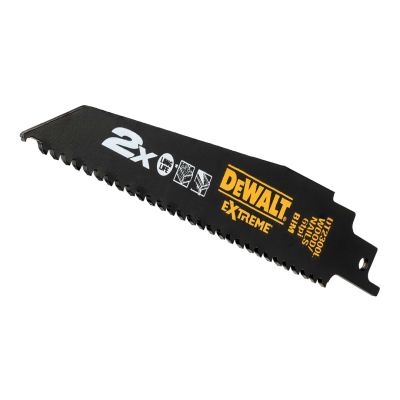 6. DeWALT DT2443L-QZ Stichsäge-, Laubsäge- und Kreissägeblatt, Querschnittsägeblatt 2 Stück.