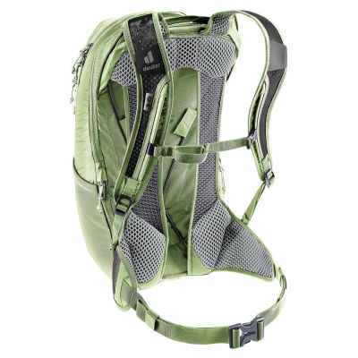 5. Deuter Race Air 14 + 3 Fahrradrucksack, Mineral/Handschuh