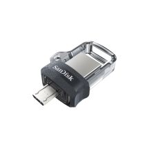 USB-Stick SanDisk SDDD3-256G-G46 (256 GB; microUSB, USB 3.0; grau)