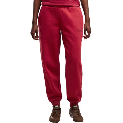 Damen-Sweathose Puma ESS Script Comfort rot 694067 23