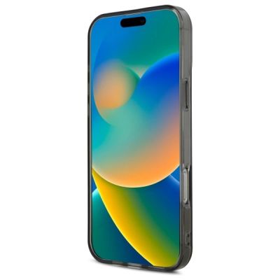 5. Mercedes MB Hülle mit Sternenmuster für iPhone 16 Pro – Schwarz