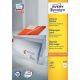 Avery 3479 Bedruckbare Etiketten, weiß, selbstklebend
