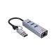 2. Conceptronic ABBY25G Dockingstation, kabelgebunden, USB 3.2 Gen 1 (3.1 Gen 1), Typ-A + Typ-C, Grau