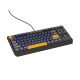 12. GENESIS THOR 230 TKL Gaming-Tastatur USB + RF Wireless + Bluetooth QWERTY Schwarz, Blau, Grau, Orange