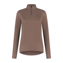 Rogelli ESSENTIAL mokkafarbenes Laufshirt Größe