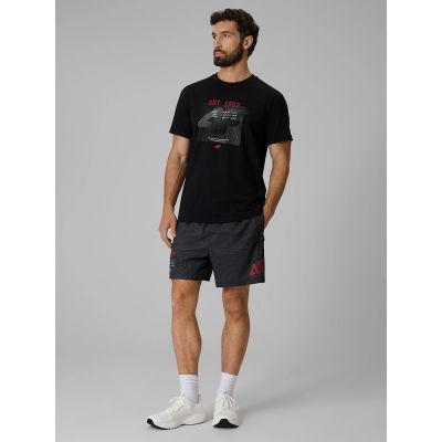 3. Herren-T-Shirt mit Aufdruck, regulär, Größe 4F 4FRSS26TTSHM4039-20S