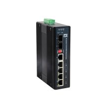 LevelOne Industrieller GB-Switch 6-Port/IP30+DIN 1 Gbit/s