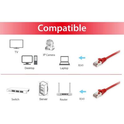 3. Equip 606511 Netzwerkkabel Rot 30m Cat6a S/FTP (S-STP)
