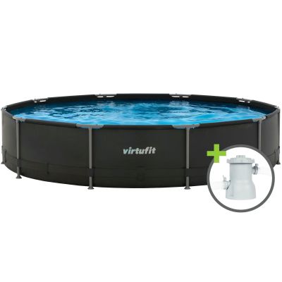 11. VIRTUFIT RUNDER POOL 305 CM MIT FILTERPUMPE