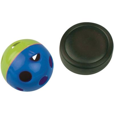6. Streetball-Set mit 2 Schlägern, Ball und Puck