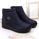3. News W EVE437B marineblaue Schneestiefel mit Keilabsatz