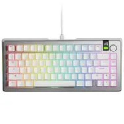 10. Glorious Gaming GMMK 3 PRO 75% vorgefertigte USB-Tastatur QWERTY US-Englisch Silber