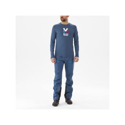 3. MILLET M Trilogy Wool Ts Ls Marineblaue Unterwäsche