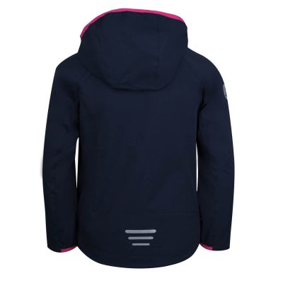 2. Stretchjacke für Mädchen Trollkids Girls Kvalvika Jacket navy/magenta (329-114)