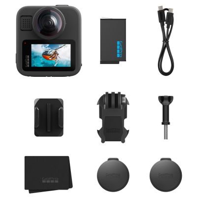 9. GoPro MAX2 Sportkamera, 29,5 MP, 8K Ultra HD, 25,4/2,3 mm (1/2,3") Objektiv, WLAN, 195 g