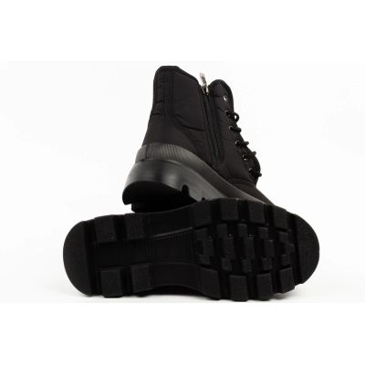 8. Progress Damen-Winterstiefel, gefütterte Schneestiefel im Worker-Stil mit Reißverschluss