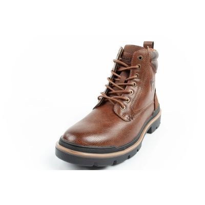 12. Wrangler Nevada Herren Schuhe Chelsea Boots elegant modisch Schnürer Braun