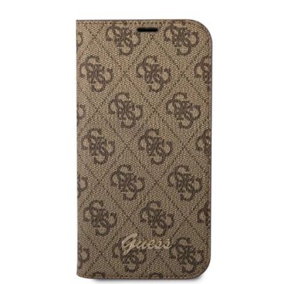 3. Guess GUBKP14XHG4SHW iPhone 14 Pro Max 6,7 "braun / braunes Buch 4G Vintage Gold Logo