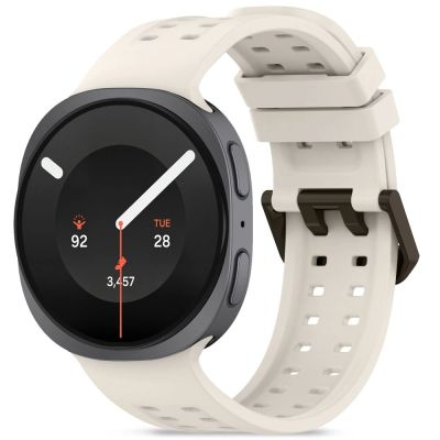Tech-Protect Silikon-Air-Armband für Samsung Galaxy Watch 40/44/46 mm – Beige
