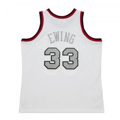 2. Mitchell & Ness NBA Cracked Cement Swingman-Trikot Knicks 1991 Patrick Ewing M TFSM5934-NYK91PEWWHIT