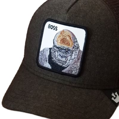 3. Goorin Bros. The Boss Trucker Cap - 101-1063-DUNKELGRÜN