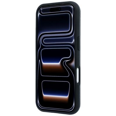 5. BMW M Tire Track mit silberner Linie MagSafe Hülle für iPhone 18 Pro / 17 Pro – Dunkelgrau