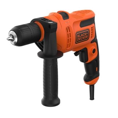 3. Black & Decker BEH200K-QS Bohrmaschine, 2900 U/min, Zentralverriegelung, 1,67 kg, Schwarz, Orange