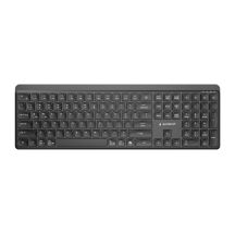 GEMBIRD Kabelloses Tastatur- und Maus-Set Slim Pro Business, Dual-Modus, 2,4 GHz + Bluetooth, US-Layout, Schwarz