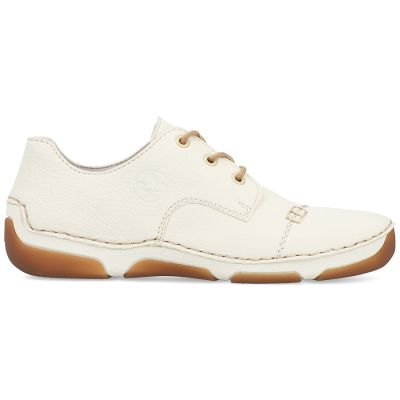 4. Rieker 55920-80 bequeme weiße Damenschuhe