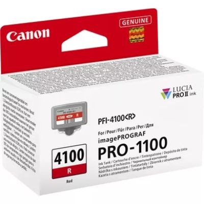 4. Canon LUCIA PRO II Tintenpatrone, 1 Stück, Original, Standardreichweite, Rot