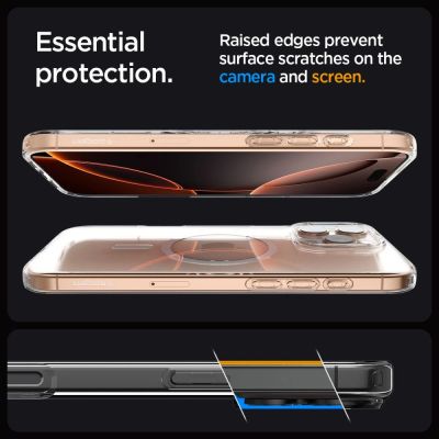10. Spigen Liquid Crystal MagSafe Hülle für iPhone 16 Pro Max – transparent