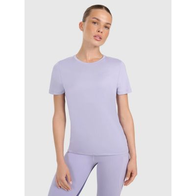 Schnelltrocknendes Damen-Trainingsshirt (Standardgröße) 4F 4FWAW25TFTSF1516-34S