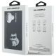 8. Karl Lagerfeld IML Aquarelle Choupette & Logo iPhone 16 Hülle - Schwarz