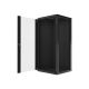 18. Lanberg WF01-6627-10B einteiliger Schrank (27 HE; 1300 mm / 600 mm / 600 mm; Wandmontage; Glas; 19 Zoll; schwarz)