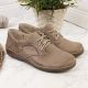 8. Helios W 715 bequeme Lederschuhe, beige 