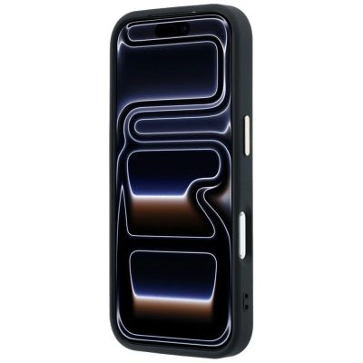 5. Guess Saffiano Small 4G & Classic Logo MagSafe Hülle für iPhone 17 Pro Max / 18 Pro Max - Schwarz