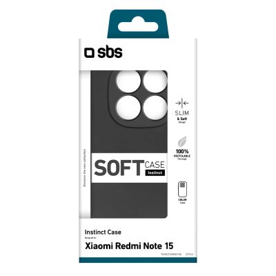 2. SBS Instinct Hülle für Xiaomi Redmi Note 15 - Schwarz