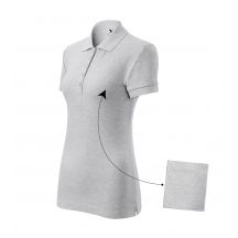Malfini Cotton W MLI-21303 hellgraues Melange-Poloshirt