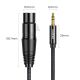10. Ugreen Audiokabel 3,5 mm Miniklinke (männlich) – XLR (weiblich) 1 m schwarz (AV182)