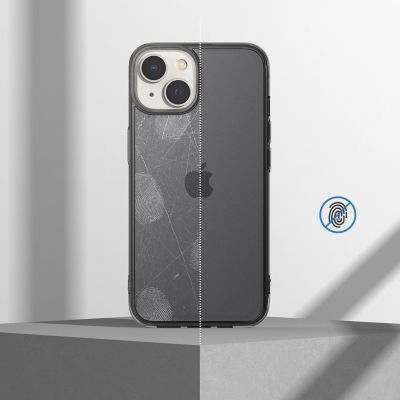 4. Ringke Fusion Matte Case iPhone 14 Plus Hülle mit Gelrahmen grau