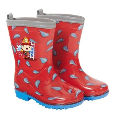 Perletti Kinder-Regenstiefel „Kleiner Feuerwehrmann“ für Jungen