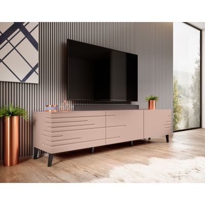 3. NOVA TV-Schrank 186x40x48 mattrosa