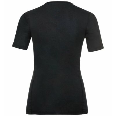 Odlo BL TOP Crew Neck S/S ACTIVE WARM ECO Damen T-Shirt Größe M Schwarz
