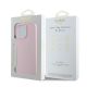 8. Guess Grained Ring MagSafe Hülle für iPhone 16 Pro – Rosa