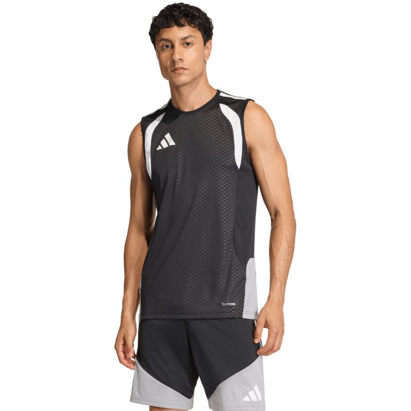 Herren adidas Tiro 26 Competition Sleeveless Jersey Tanktop schwarz JX4253