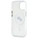 7. Karl Lagerfeld IML Metal Karl&Choupette Head MagSafe Hülle für iPhone 14 - Weiß